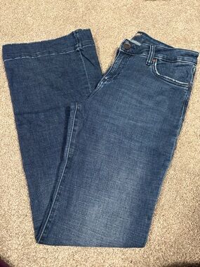 Wrangler Dark Wash Trouser Jeans